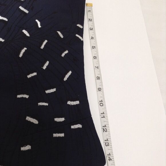 C/MEO Collective Navy Blue Robertson Mini Skirt New Size Large - Picture 6 of 7